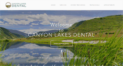 Desktop Screenshot of canyonlakesdental.com